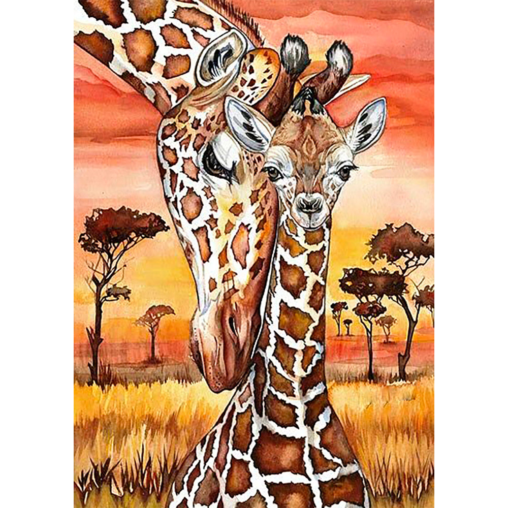 Collection D Art Giraffes 27 x 38 Mozaik Kit - D4653